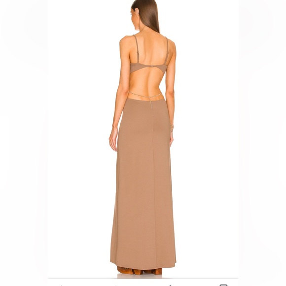 Dundas Jade Maxi Dress in Sand - Picture 3 of 13